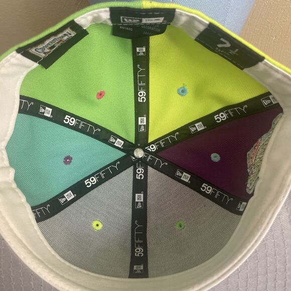 New Era Hat Club Exclusive Toronto Blue Jays WS Patch 59Fifty Fitted Size 7 1/2 - Picture 9 of 10